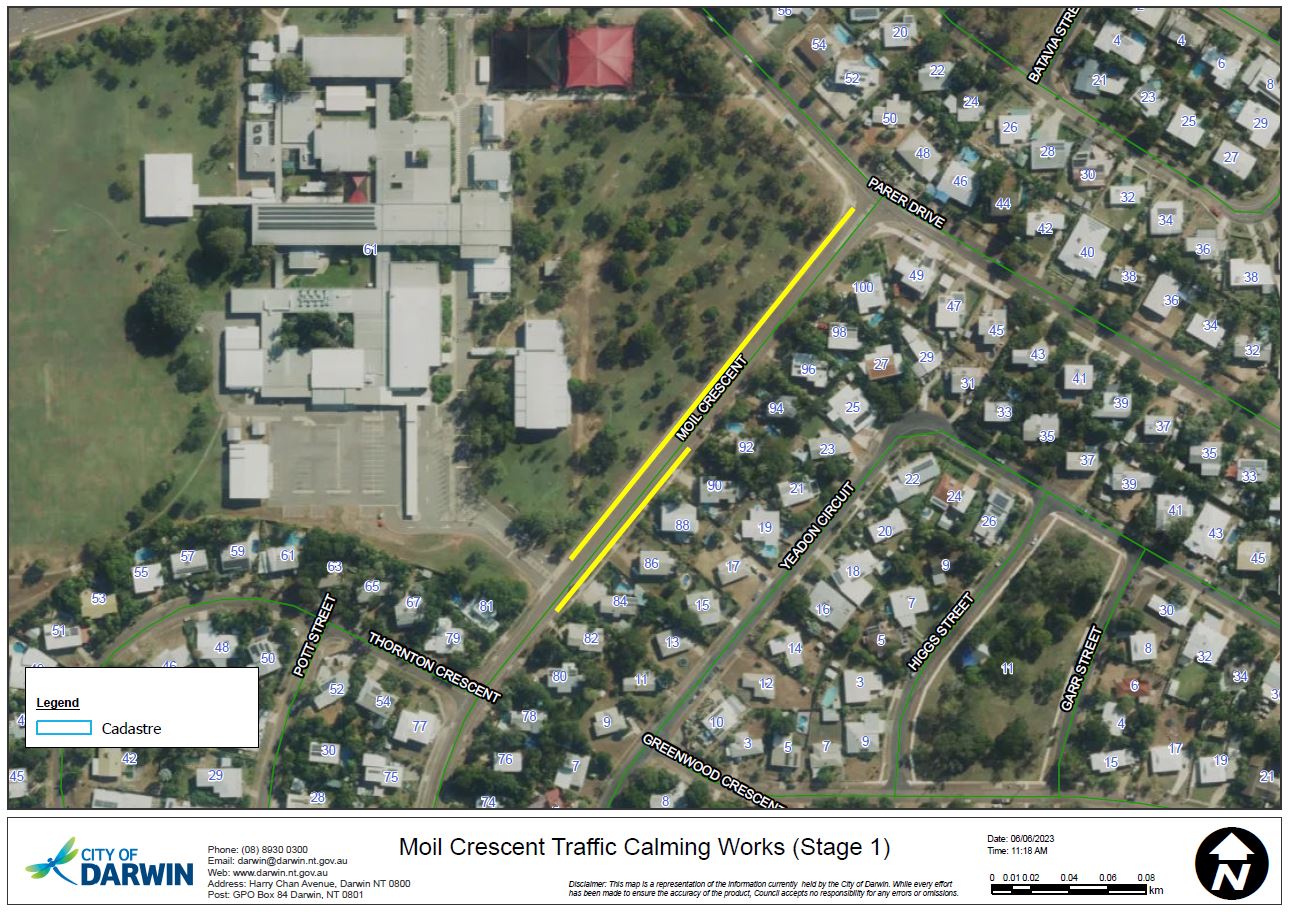 Moil Crescent Traffic Calming Works