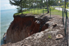 Coastal erosion