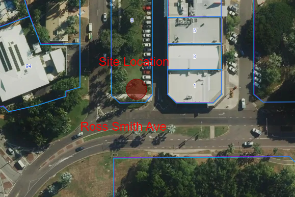 Ken Waters Park Map - Location of Works