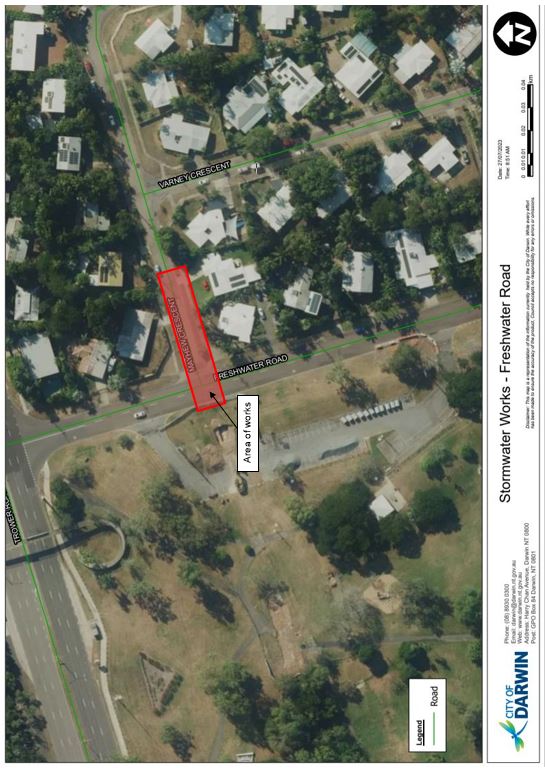 Freshwater Road - Mayhew Crescent Stormwater Works
