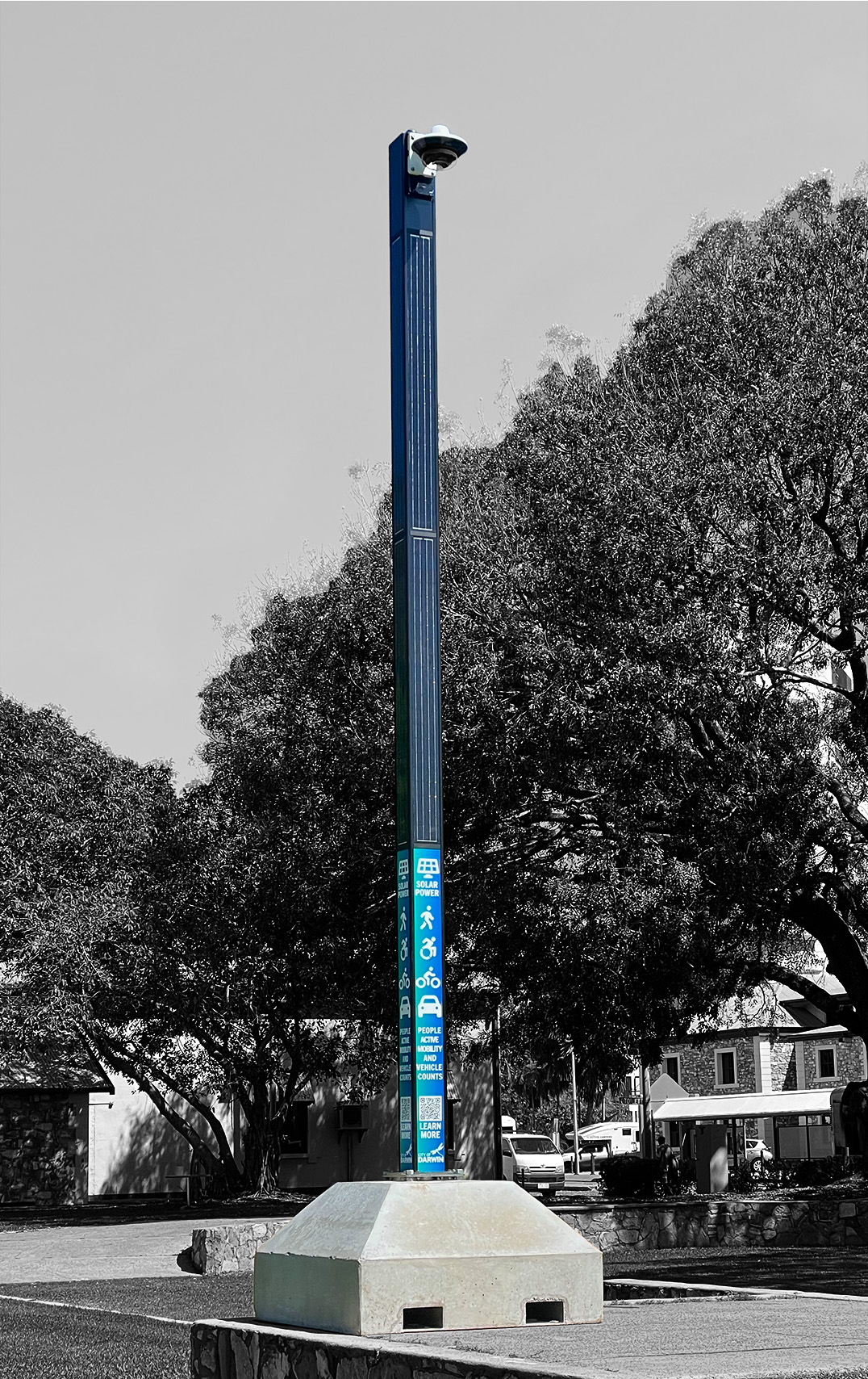 Mobile Solar Movement Pole