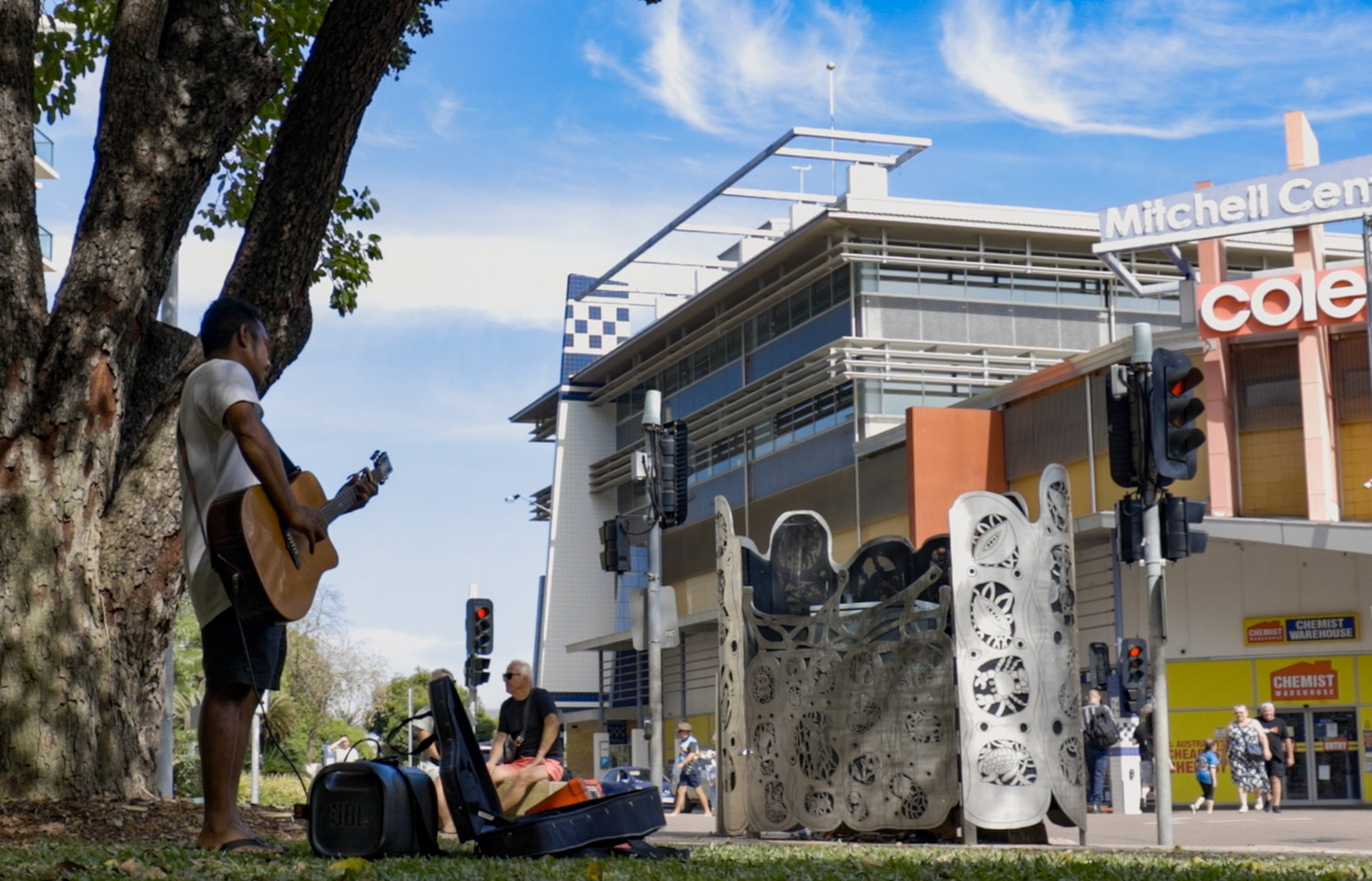 Busking in Darwin