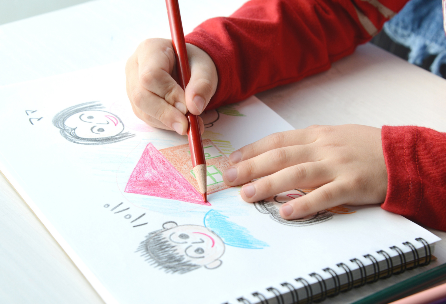 A Child Drawing 