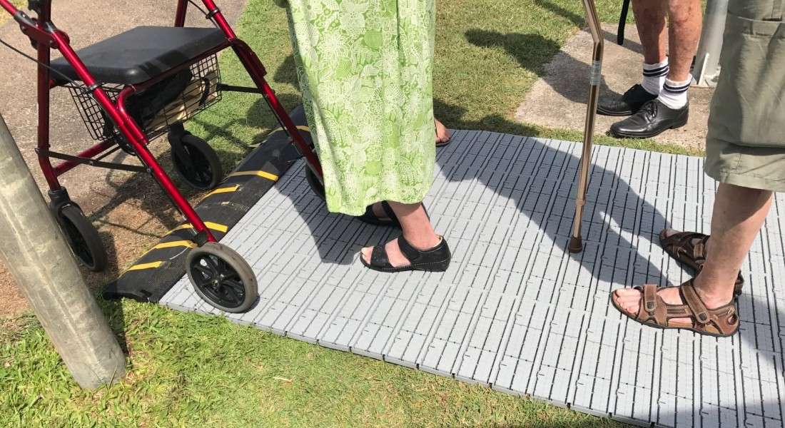 Accessible Flooring in use