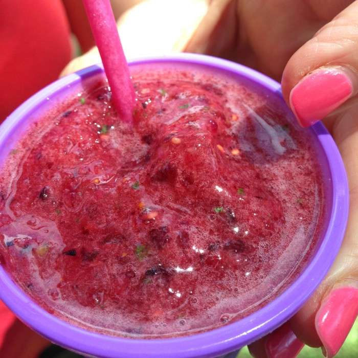 Berry slushy