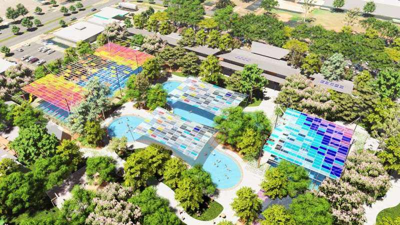 casuarina pool site layout