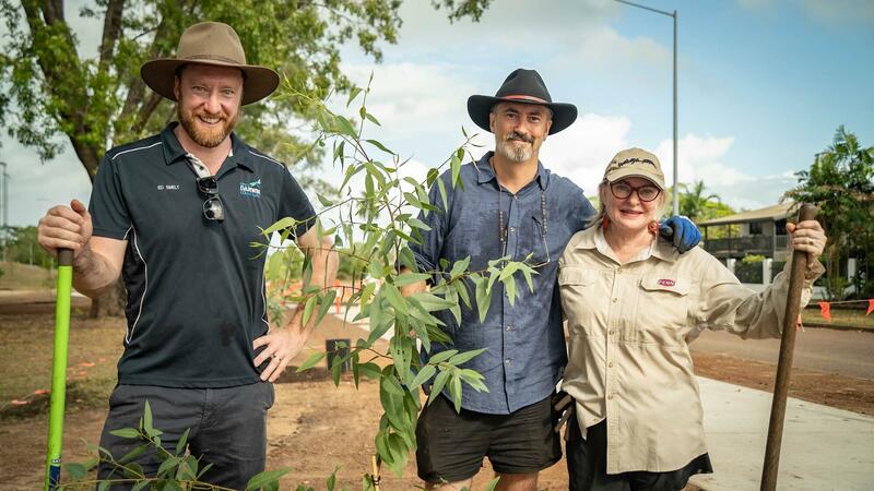 Elected Members at Community Planting Day