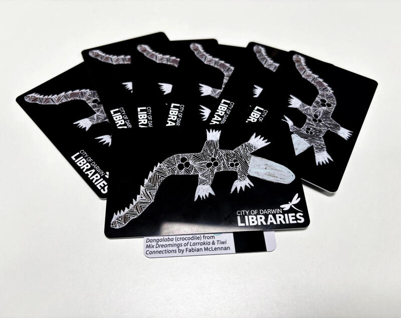 Fabian McLenna's Library card design