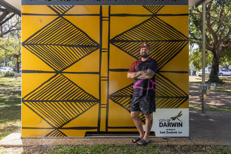 Artist Trent's artwork