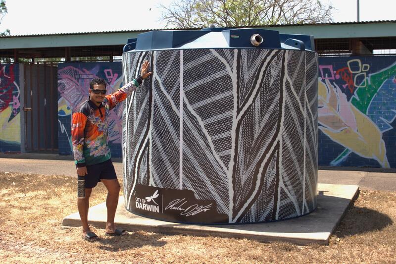 Keelan Fejo and his work ‘Rarrkbun’