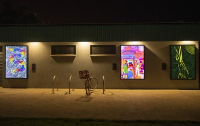 Nightcliff Pool Lightbox Exhibition