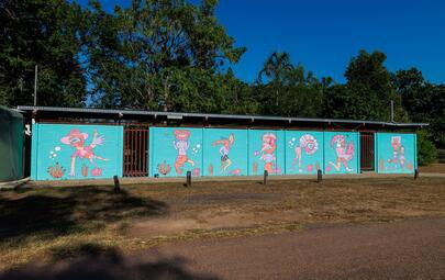 'Nice Boi' by Tarzan Jungle Queen with Darwin Street Art