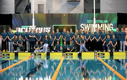 The whole entire Australian Dolphins squad