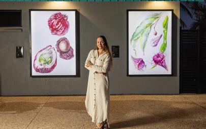 City of Darwin is proud to present Beyond Biodiversity, the latest instalment in the Lightbox Exhibitions series which celebrates Darwin creatives by displaying their works across the municipality