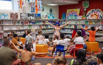 Story time in library