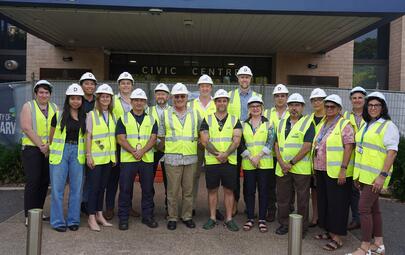 Site preparation is underway for Darwin’s new Civic Centre, with City of Darwin officially handing the site to DCOH for preliminary works ahead of construction. 