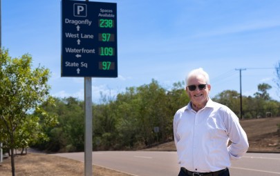 Digital parking signs improve parking visibility in CBD