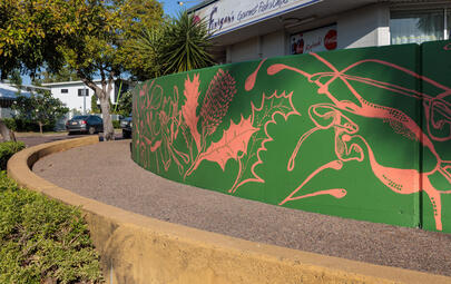 Nightcliff’s unique coastal environment has been brought to life in a new public artwork
