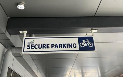 Secure bike pod