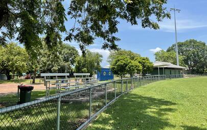 Image of the bleachers at Nightcliff Oval 