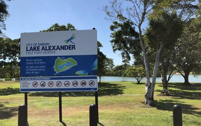 Temporary closure of Lake Alexander due to water quality 