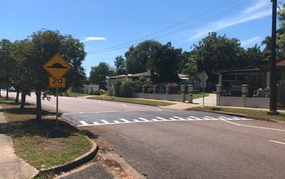​​Speed humps making school zones safer​ 