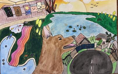 Young artists bring neighbourhoods to life through art competition 