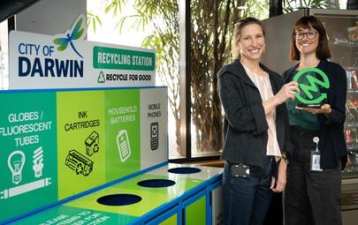 City of Darwin continues to strive to be a clean and environmentally responsible city through its ongoing resource recovery efforts