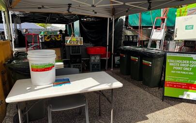 A collaborative food waste trial involving City of Darwin, Parap Market and EcoMob has diverted more than 2.7 tonnes of food waste from landfill