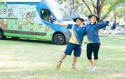 City of Darwin is calling on parents, carers and friends of the Fun Bus mobile playgroup program to provide their feedback on the service