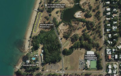 Bundilla Beach map