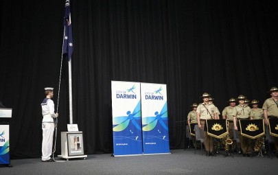 Australia day ceremony