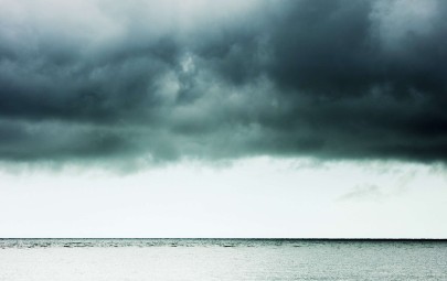 Clouds over the sea