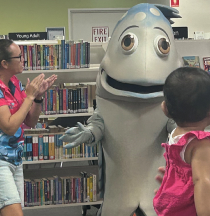 Water Safety Week Mascot Boof the Barra  
