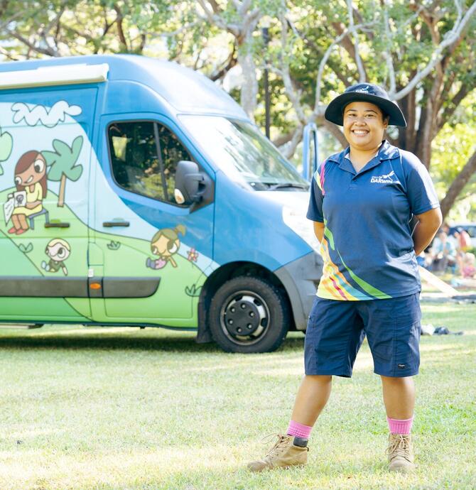 Fun Bus staff member