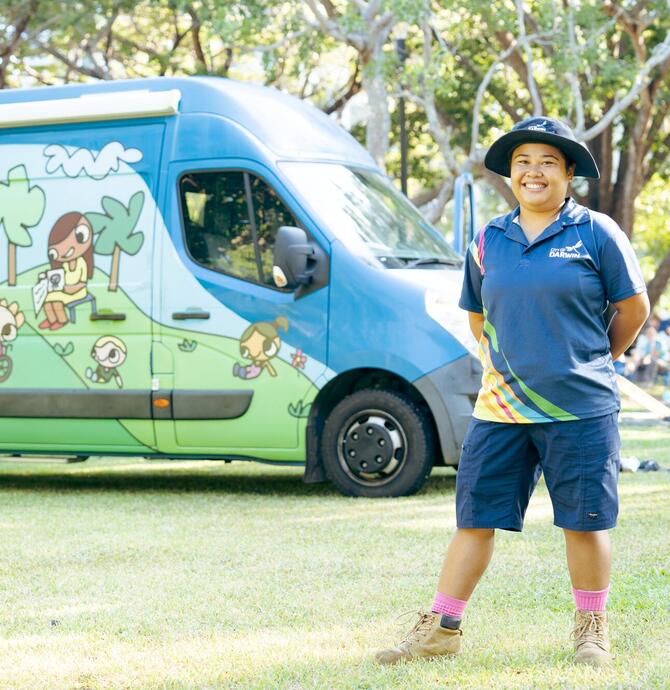 Fun Bus staff member