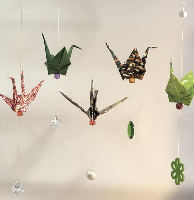 origami hangings