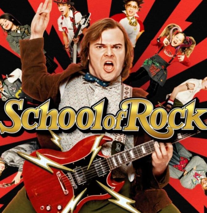 School of Rock Jack Black Poster
