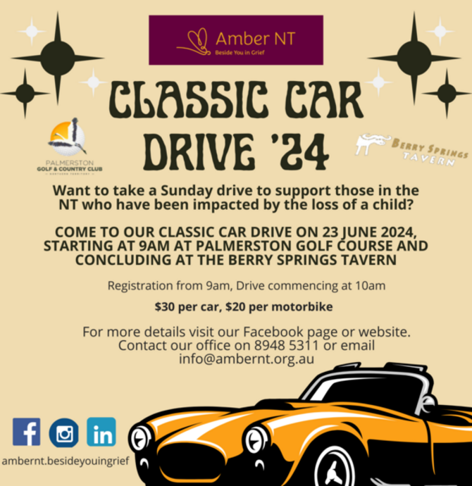 Amber NT Classic Car Drive