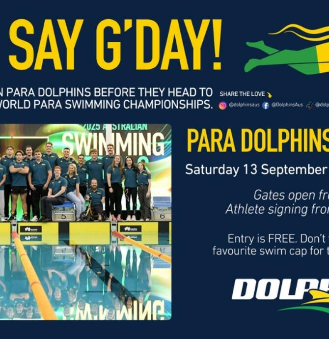 Come Say G'Day! Para Dolphins Pool Party - Parap Swimming Pool