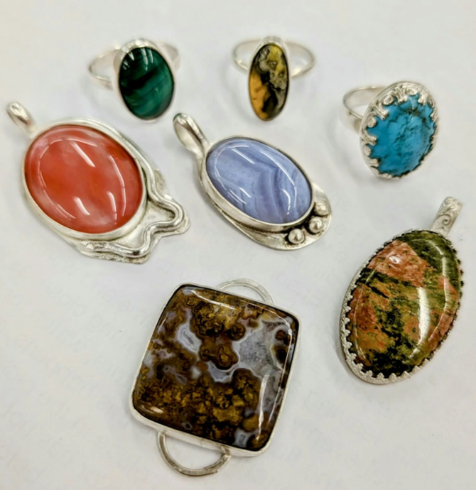 Make Your Own Silver and Gemstone Jewellery Workshop | Ring, Pendant or Brooch