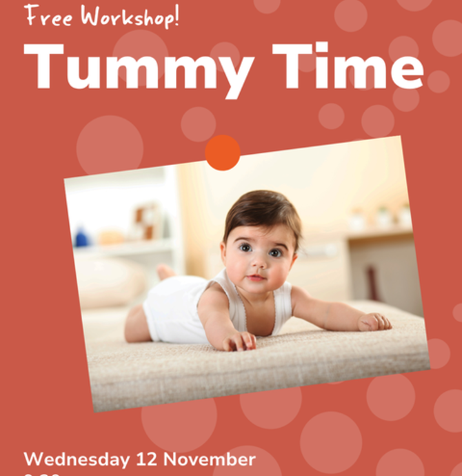 Tummy time workshop