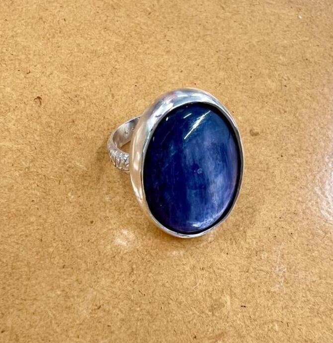 Silver Gemstone Ring or Pendant