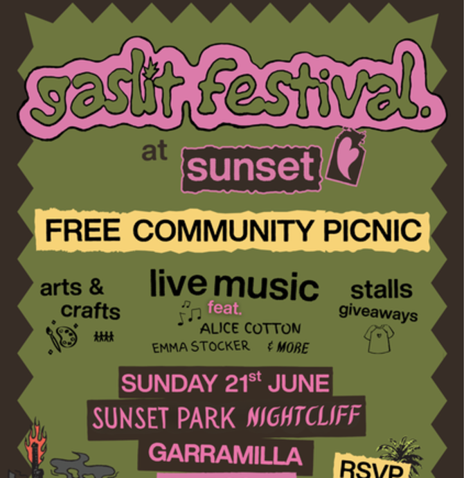 Gaslit sunset picnic 