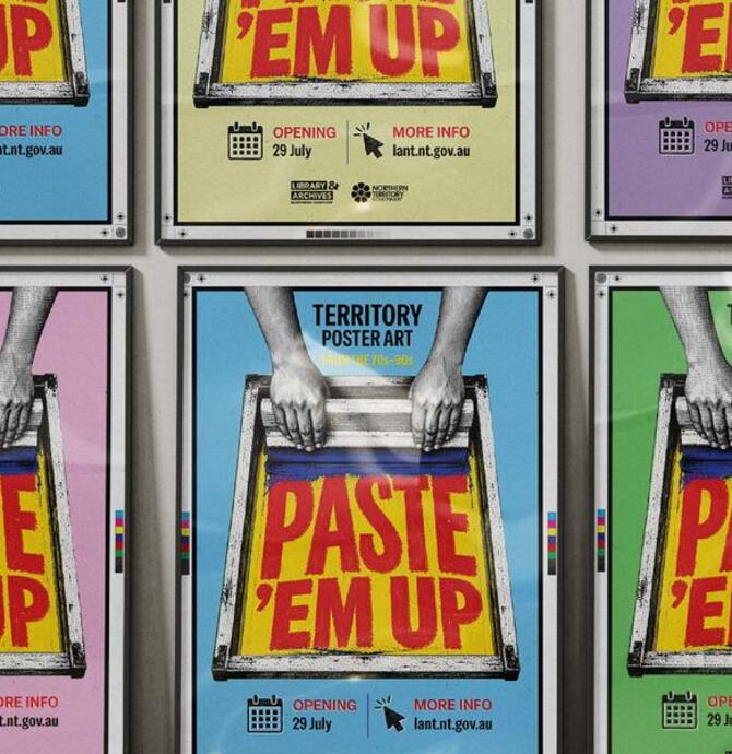 Library & Archives NT Exhibition Opening | Paste 'Em Up: Territory Poster Art from the 70s–90s