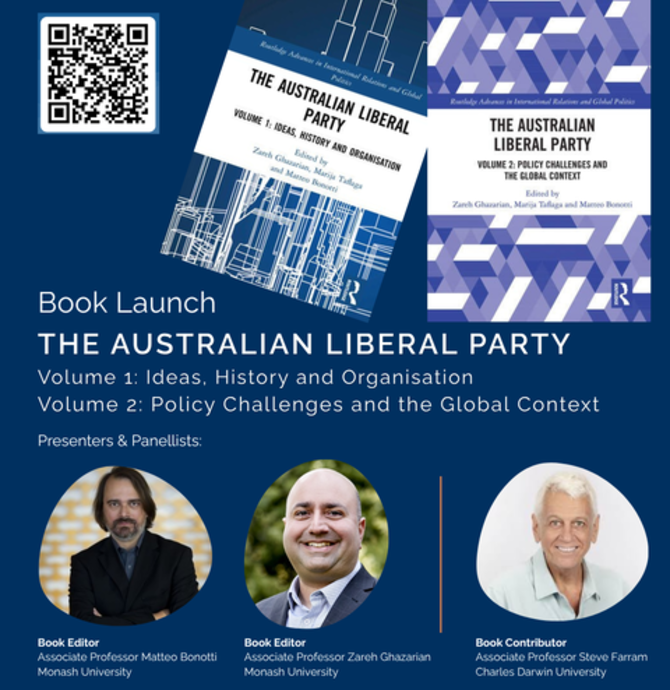 Book Launch: The Australian Liberal Party: Volumes 1 & 2