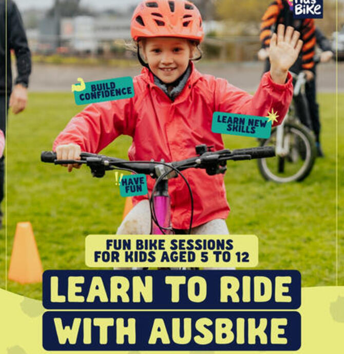 AusBike Learn to Ride School Holiday Program