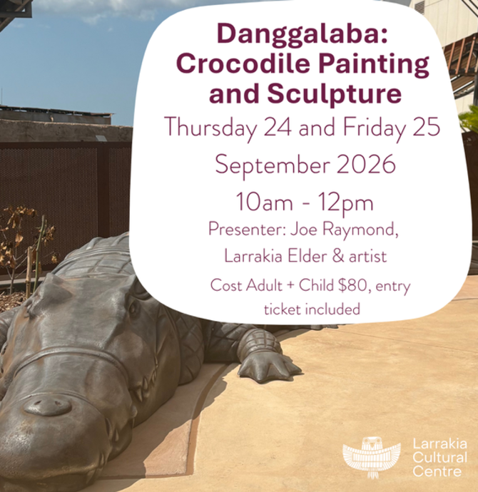Danggalaba: Crocodile Painting and Sculpture