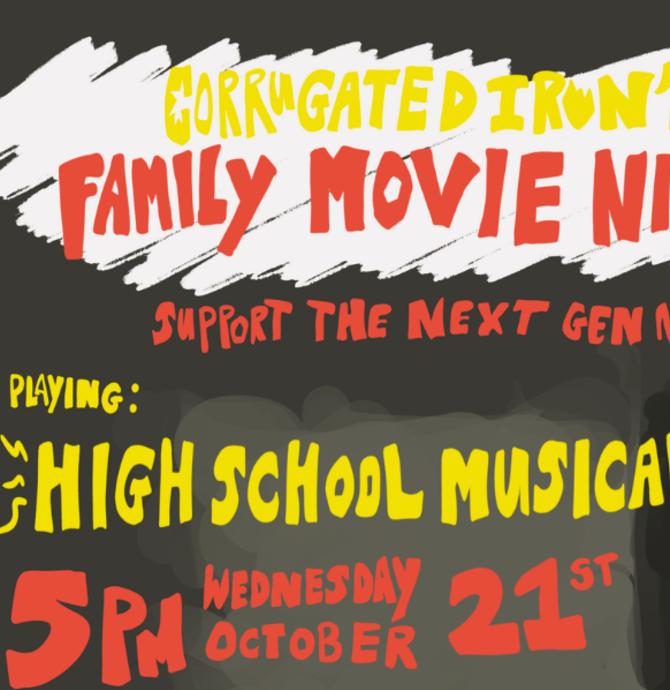 Corrugated Iron's Family Movie Night Fundraiser 