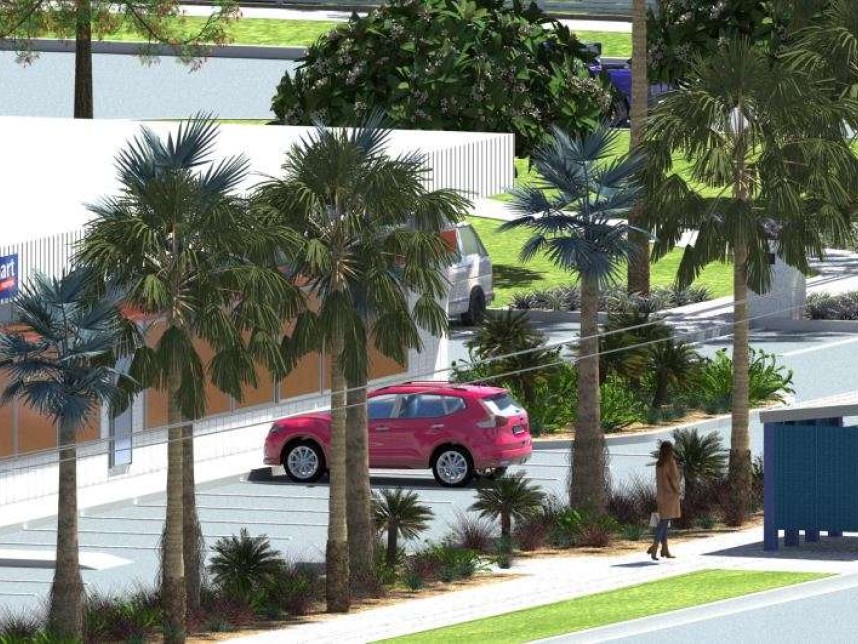 City of Darwin - Landscaping of Moil Shopping Centre Park and frontage -  Gallery image